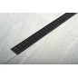 KLAVER égouttoir avec grille en acier inoxydable, L-810, DN50, noir mat