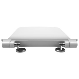 Siège de toilette à fermeture en douceur PURITY SLIM, blanc