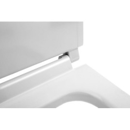 Siège de toilette à fermeture en douceur PURITY SLIM, blanc