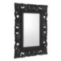 Cadre en bois miroir SAMBLUNG, 60x80cm, noir