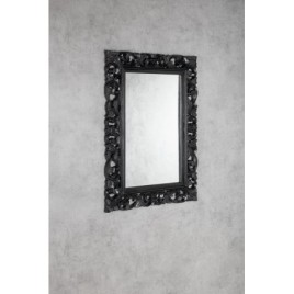 Miroir SCULE avec cadre, 70x100cm, noir