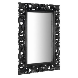 Miroir SCULE avec cadre, 70x100cm, noir