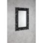 Miroir SCULE avec cadre, 70x100cm, noir