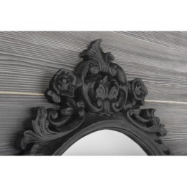 Miroir DESNA avec cadre, 80x100cm, noir