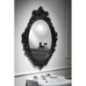 Miroir DESNA avec cadre, 80x100cm, noir