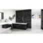 MARLENE CURVE L MONOLITH Bain rectangulaire 165x75x63cm, blanc/noir MARLENE CURVE L MONOLITH Bain rectangulaire 165x75x63cm, blanc/noir