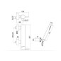 Paffoni Light Exclusive Edition - Mitigeur mural de douche avec pomme de douche, or LIG168DHG Paffoni Light Exclusive Edition - Mitigeur mural de douche avec pomme de douche, or LIG168DHG