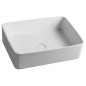 Lavabo THIN pour comptoir, Rockstone 50x37 cm, blanc mat Lavabo THIN pour comptoir, Rockstone 50x37 cm, blanc mat