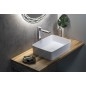 Lavabo THIN pour comptoir, Rockstone 50x37 cm, blanc mat Lavabo THIN pour comptoir, Rockstone 50x37 cm, blanc mat