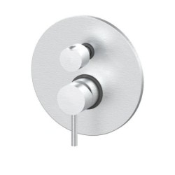 Paffoni Light - Mitigeur encastré pour 2 sorties, inox LIG018ST