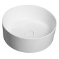 Lavabo THIN pour comptoir, Rockstone Ø 38 cm, blanc mat Lavabo THIN pour comptoir, Rockstone Ø 38 cm, blanc mat