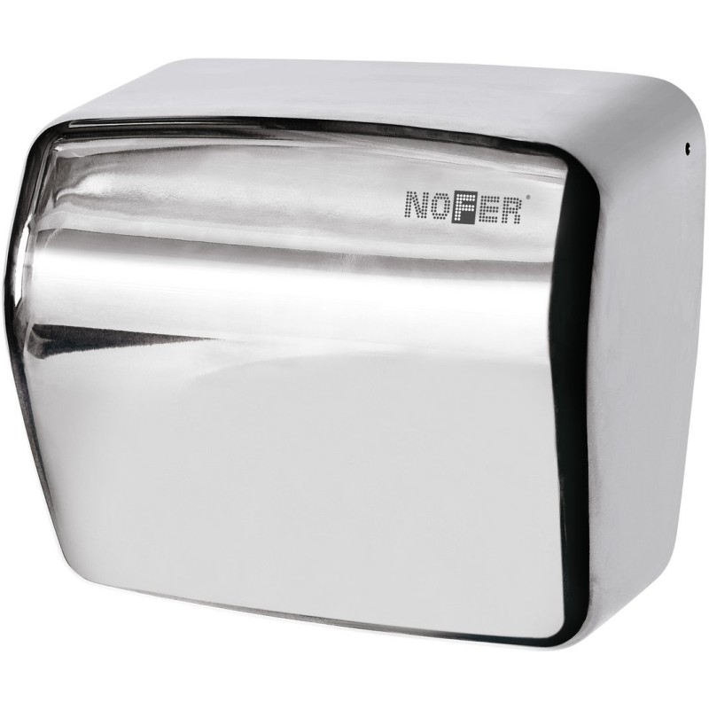 Séchoir à main électrique sans contact 220-240V, 1500W, 270x240x170 mm, acier inoxydable poli