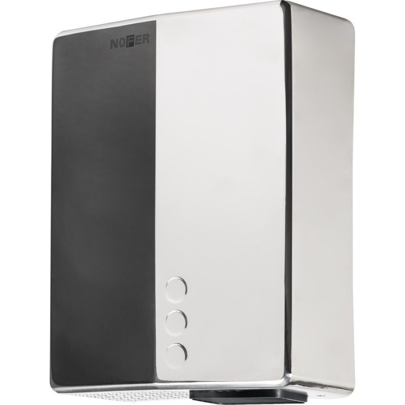 Sèche-main électrique sans contact EVO 220-240V, 2050W, 218x284x102 mm, acier inoxydable poli
