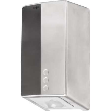 Sèche-main électrique sans contact FUGA EVO 220-240V, 800W, 164x327x151 mm, capteur laser, tapis en acier inoxydable