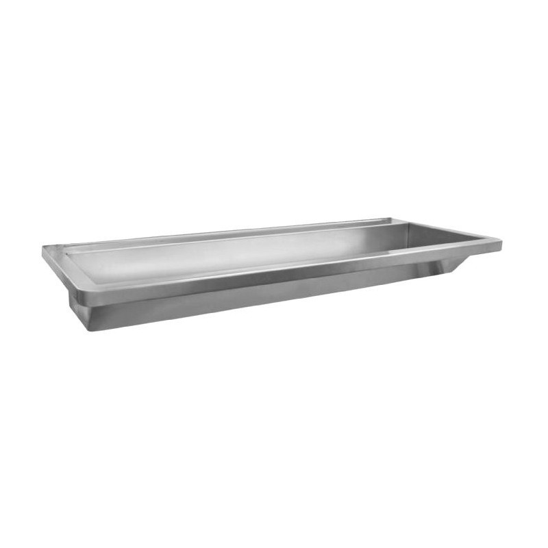 Lave-linge 1800x130x500 mm, en acier inoxydable brossé