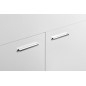 Couvercle en plastique avec armoire 80x50 cm, Trap inclus