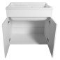 Couvercle en plastique avec armoire 80x50 cm, Trap inclus