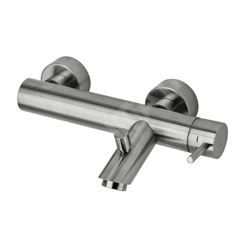 Paffoni Light - Mitigeur de baignoire, inox LIG022ST
