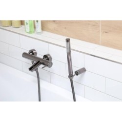 Paffoni Light - Mitigeur de baignoire, inox LIG022ST