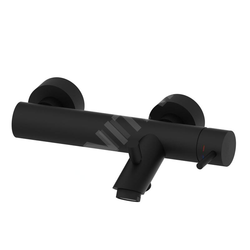 Paffoni Light - Mitigeur de baignoire, noir mat LIG022NO