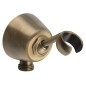 Porte douche réglable avec sortie/connexion, bronze