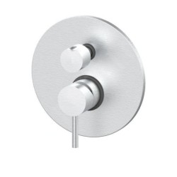 Paffoni Light - Mitigeur encastré pour 3 sorties, inox LIG019ST