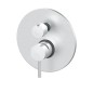 Paffoni Light - Mitigeur encastré pour 3 sorties, inox LIG019ST