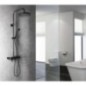 FARRAO douche avec mixeur et robinet de remplissage, noir mat FARRAO douche avec mixeur et robinet de remplissage, noir mat