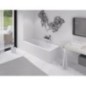 Bain rectangulaire LILY 170x70x39cm, Blanc Bain rectangulaire LILY 170x70x39cm, Blanc