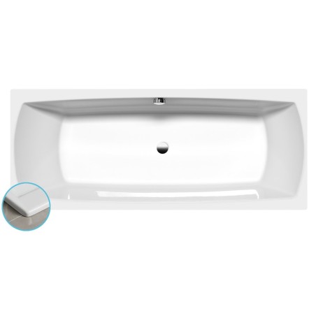 LILY SLIM Bain rectangulaire 170x70x39cm, Blanc