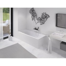 LILY SLIM Bain rectangulaire 170x70x39cm, Blanc