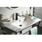 Bain de lavabo débordant. 32mm, noir