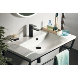 Bain de lavabo débordant. 32mm, noir