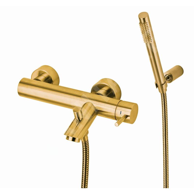 Paffoni Light Exclusive Edition - Mitigeur salle de bains avec accessoires, or brossé LIG023HGSP Paffoni Light Exclusive Edition - Mitigeur salle de bains avec accessoires, or brossé LIG023HGSP
