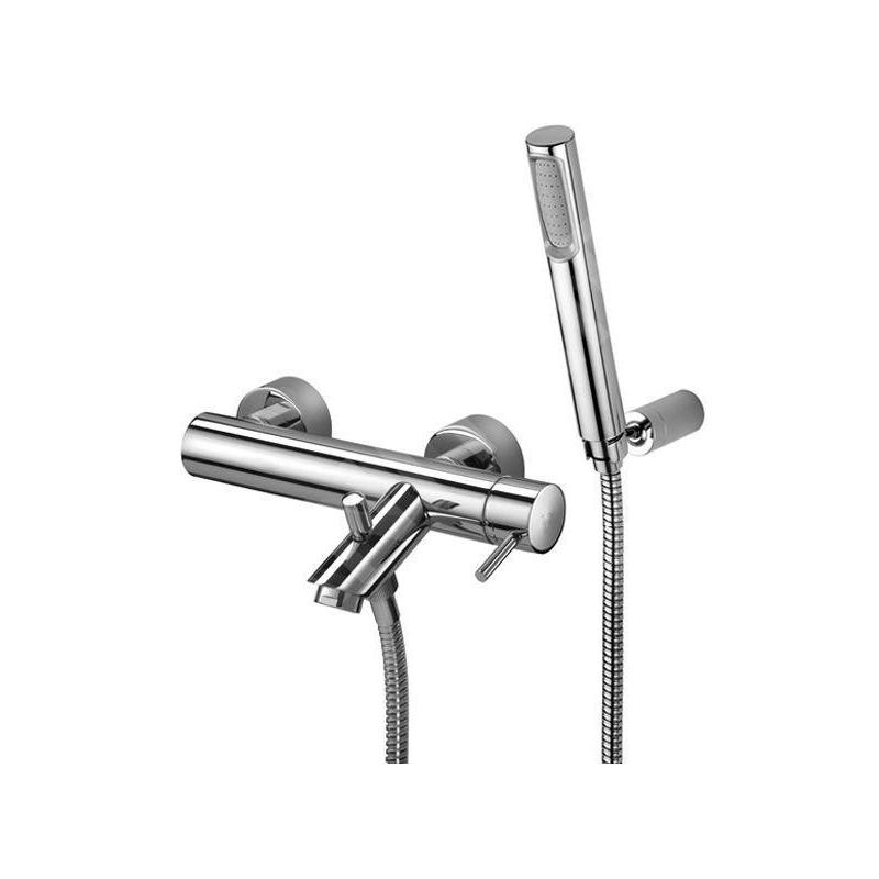 Paffoni Light - Mitigeur de baignoire avec accessoires, chrome LIG023CR Paffoni Light - Mitigeur de baignoire avec accessoires, chrome LIG023CR
