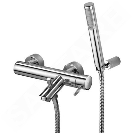 Paffoni Light - Mitigeur de baignoire avec accessoires, chrome LIG023CR