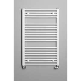 Radiateur de salle de bain DIRECT avec raccord latéral 600x960 mm, blanc