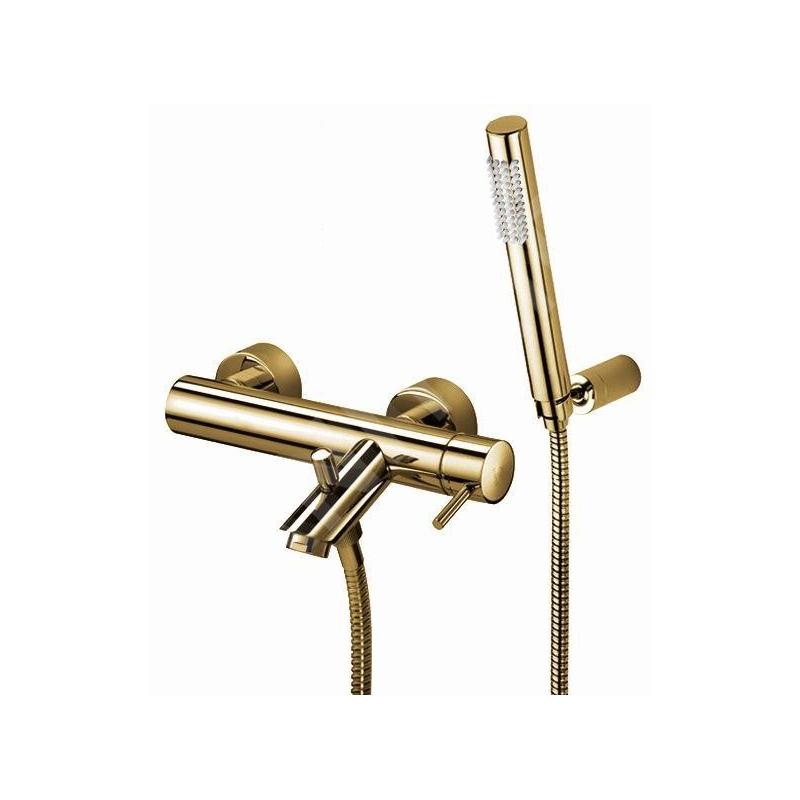 Paffoni Light Exclusive Edition - Robinet de baignoire avec accessoires, or LIG023HG