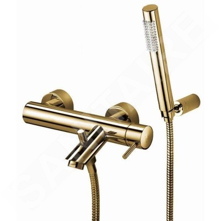Paffoni Light Exclusive Edition - Robinet de baignoire avec accessoires, or LIG023HG