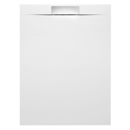 KAZUKO Cast Marble Shower Tray, 120x90 cm, blanc