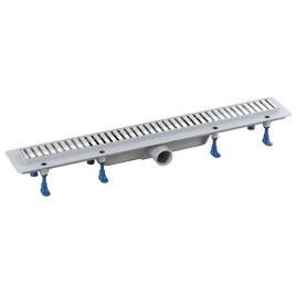 Eau de sol avec grille en acier inoxydable, L-810, DN50