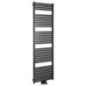 Radiateur de salle de bain TONDI 450x1690 mm, raccordement central, tapis noir Radiateur de salle de bain TONDI 450x1690 mm, raccordement central, tapis noir