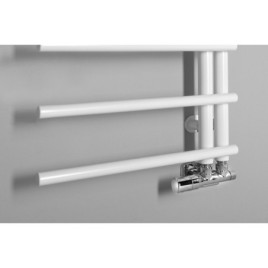 JUSTINA radiateur de salle de bain 500x1246 mm, blanc mat
