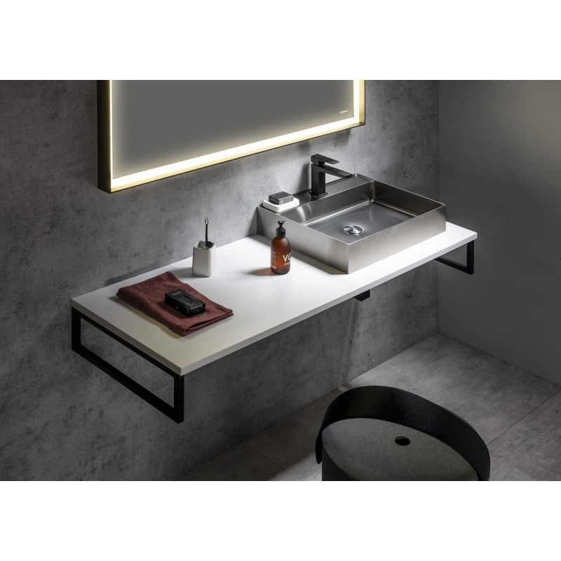PLATO Planche rocheuse 700x24x500mm, blanc mat PLATO Planche rocheuse 700x24x500mm, blanc mat