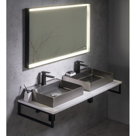 PLATO Planche rocheuse 1300x24x500mm, blanc mat