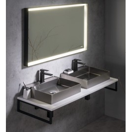 PLATO Planche rocheuse 1500x24x500mm, blanc mat