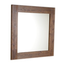 Miroir BRAND dans cadre en bois 800x800mm, épicéa