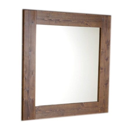 Miroir BRAND dans cadre en bois 800x800mm, épicéa