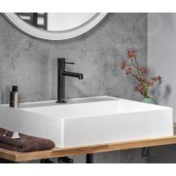 Sapho Solaris - Mitigeur de lavabo, noir mat WD002B