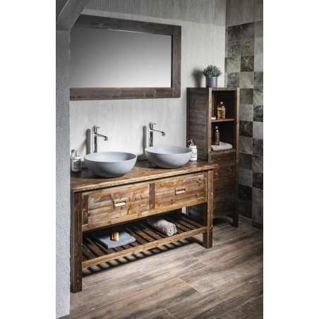 Miroir BRAND dans cadre en bois 1300x700mm, épicéa